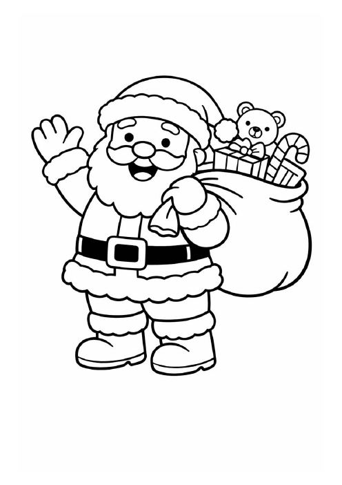 Desenho de Natal para colorir