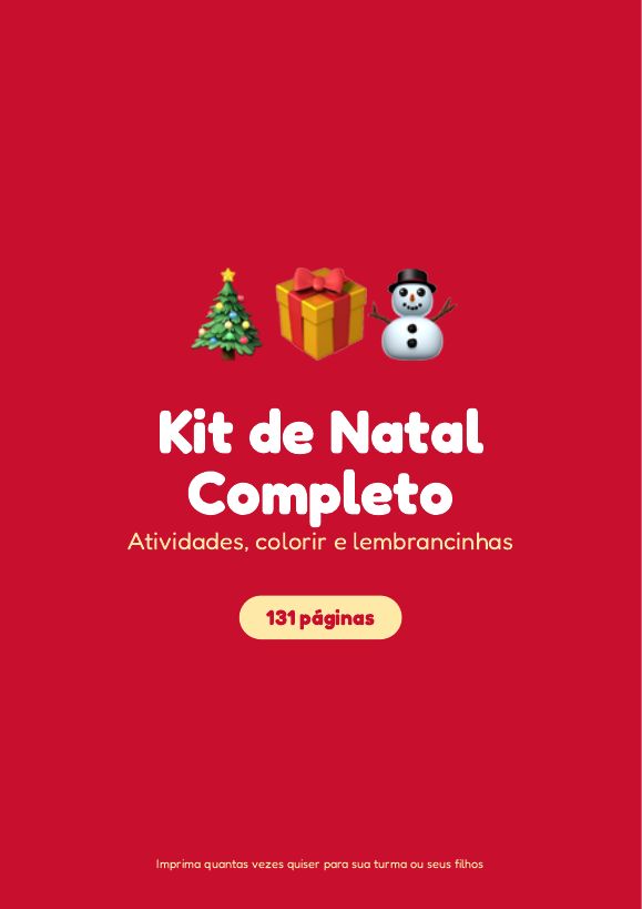 Capa do Kit de Natal Completo